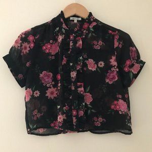 bleuh ceil Cropped Button down
